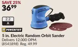 Princess Auto 5 in. Electric Random Orbit Sander offer
