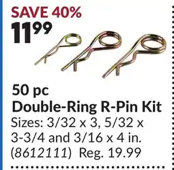 Princess Auto 50 pc Double-Ring R-Pin Kit offer