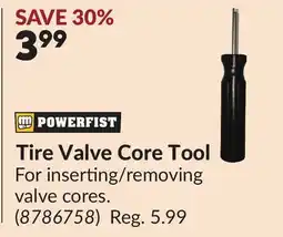 Princess Auto Tire Valve Core Tool offer