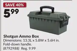 Princess Auto Shotgun Ammo Box offer