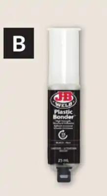 Princess Auto Black PlasticBonder Adhesive Syringes offer