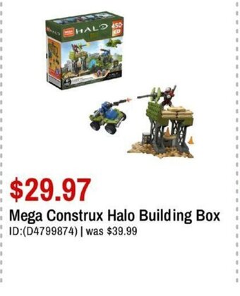 Toys R us Mega Construx Halo Building Box offer