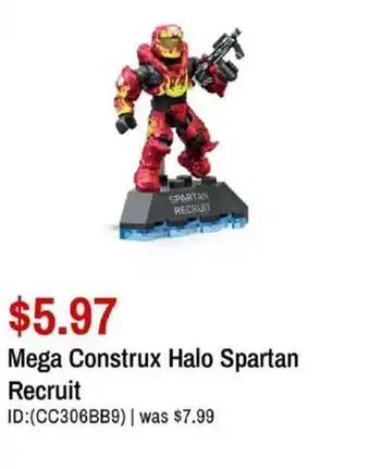 Toys R us Mega Construx Halo Spartan Recruit offer