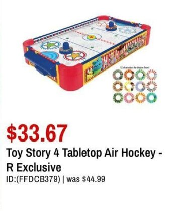 Toys R us Toy Story 4 Tabletop Air Hockey - R Exclusive offer