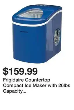 Newegg Frigidaire Countertop Compact Ice Maker with 26lbs Capacity Production per Day - Blue offer