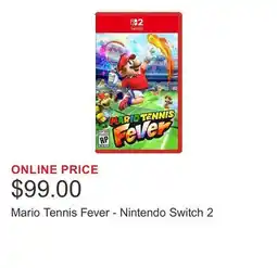 Costco Mario Tennis Fever - Nintendo Switch 2 offer