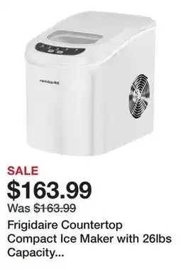 Newegg Frigidaire Countertop Compact Ice Maker with 26lbs Capacity Production per Day - White offer