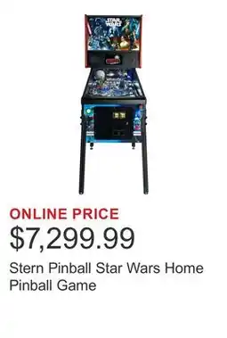 Costco Stern Pinball Star Wars Home Pinball Game offer