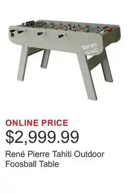 Costco René Pierre Tahiti Outdoor Foosball Table offer