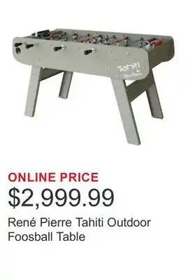 Costco René Pierre Tahiti Outdoor Foosball Table offer