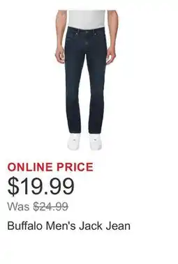 Costco Buffalo Men's Jack Jean offer