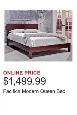 Costco Pacifica Modern Queen Bed offer