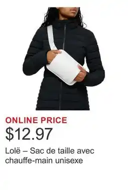 Costco Lolë – Sac de taille avec chauffe-main unisexe offer