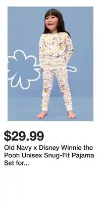 Old Navy Old Navy x Disney Winnie the Pooh Unisex Snug-Fit Pajama Set for Toddler & Baby offer