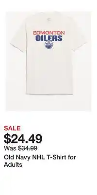 Old Navy Old Navy NHL T-Shirt for Adults offer