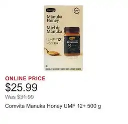 Costco Comvita Manuka Honey UMF 12+ 500 g offer