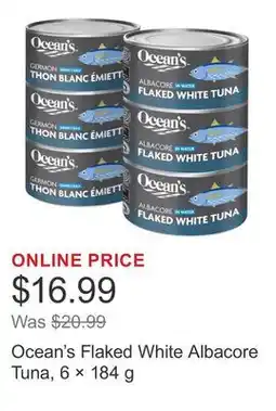 Costco Ocean's Flaked White Albacore Tuna, 6 × offer