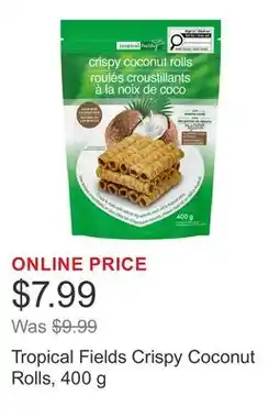 Costco Tropical Fields Crispy Coconut Rolls offer