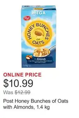 Costco Post Honey Bunches of Oats with Almonds offer