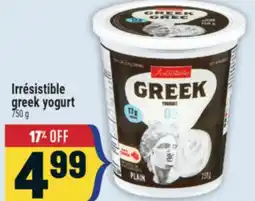 Marché Adonis Irrésistible greek yogurt offer