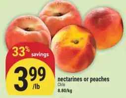 Marché Adonis Nectarines or peaches offer