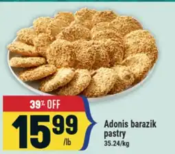 Marché Adonis Adonis barazik pastry offer