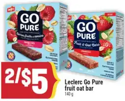 Marché Adonis Leclerc Go Pure fruit oat bar offer