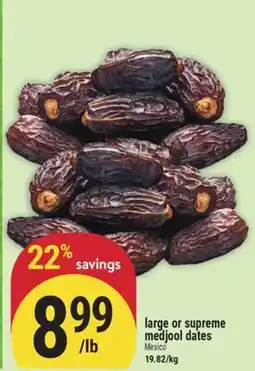 Marché Adonis Large or supreme medjool dates offer
