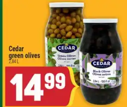Marché Adonis Cedar green olives offer