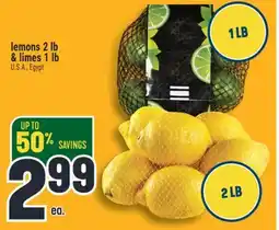 Marché Adonis Lemons 2 lb & lime 1 lb offer