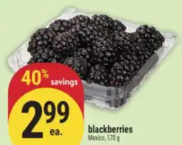 Marché Adonis blackberries offer