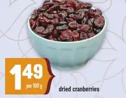 Marché Adonis Dried Cranberries offer