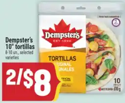 Marché Adonis Dempster's 10 tortillas offer