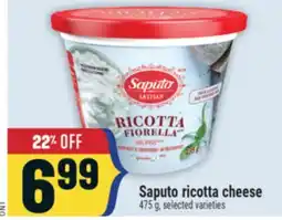 Marché Adonis Saputo ricotta cheese offer