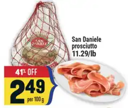 Marché Adonis San Daniele prosciutto offer