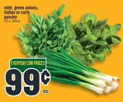 Marché Adonis Mint, green onions, italian or curly parsley offer