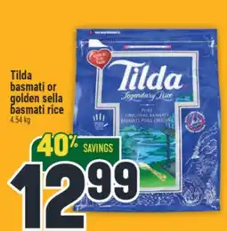 Marché Adonis Tilda basmati or golden sella basmati rice offer