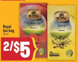 Marché Adonis Royal tea bag offer