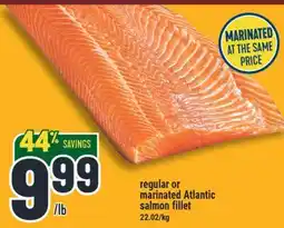 Marché Adonis Regular or marinated Atlantic salmon fillet offer