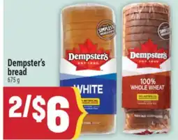 Marché Adonis Dempster's bread offer