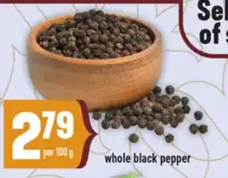 Marché Adonis whole black pepper offer