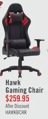 The Brick Hawk 27.5 Ergonomic Gaming Chair - Black & Red offer