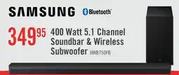 The Brick SAMSUNG B-Series 5.1 Channel Soundbar with Wireless Subwoofer (HW-B750F/ZC) offer
