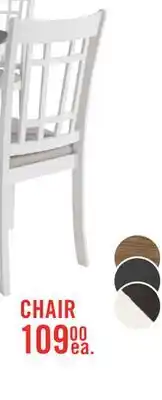 The Brick Dena Dining Chair with Linen-Look Fabric - Dove Grey offer