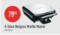 The Brick Cuisinart 4-Slice Belgian Waffle Maker - WAF-150EC offer