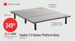 The Brick Zephyr 2.0 Queen Platform Base offer