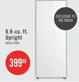 The Brick Midea 6.9 Cu. Ft. Convertible Upright Refrigerator-Freezer - MRU07B3AWW offer
