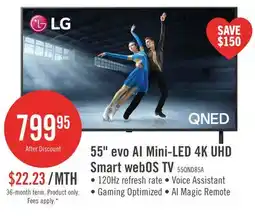 The Brick LG 55 QNED85 evo AI Mini-LED 4K UHD Smart webOS TV (55QNED85AUA.ACC) - 2025 Model offer