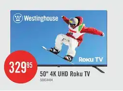 The Brick Westinghouse 50 4K UHD Roku Smart TV offer