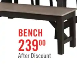 The Brick Zao Dining Bench, Melamine, 60W - Brown offer
